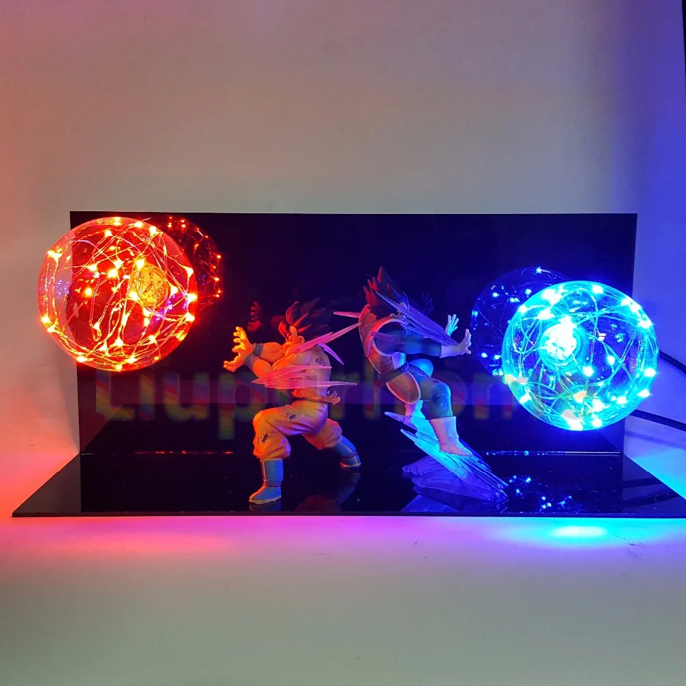Dragon Ball Z Vegeta Son Goku Супер Saiyan светодиодная осветительная лампа аниме Dragon Ball Z Vegeta Goku DBZ Светодиодная лампа ночник