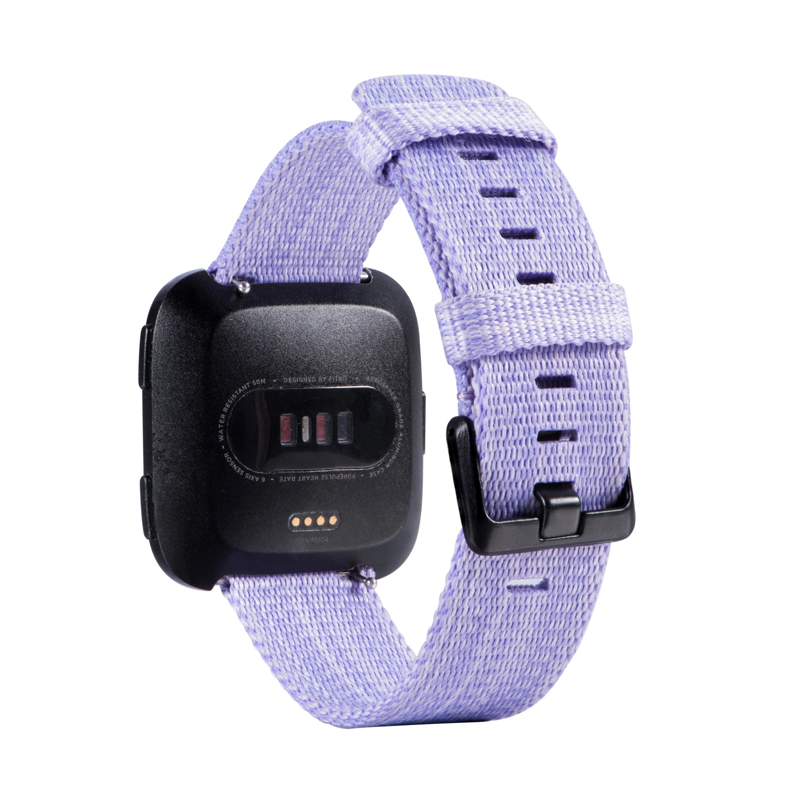 Нейлоновая ткань 22 мм сменный Браслет ремешок для Fitbit Versa Canvas Смарт часы Lite Пряжка