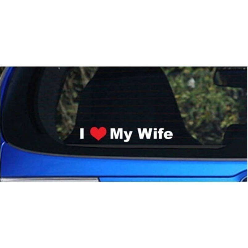 Наклейки на окно с надписью I Love My Wife для мамы и ребенка лучший Декор всей семьи 20
