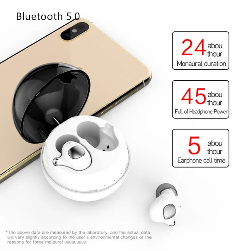 Беспроводные Bluetooth наушники с зарядным футляром 5 0 мАч|Наушники и гарнитуры| |