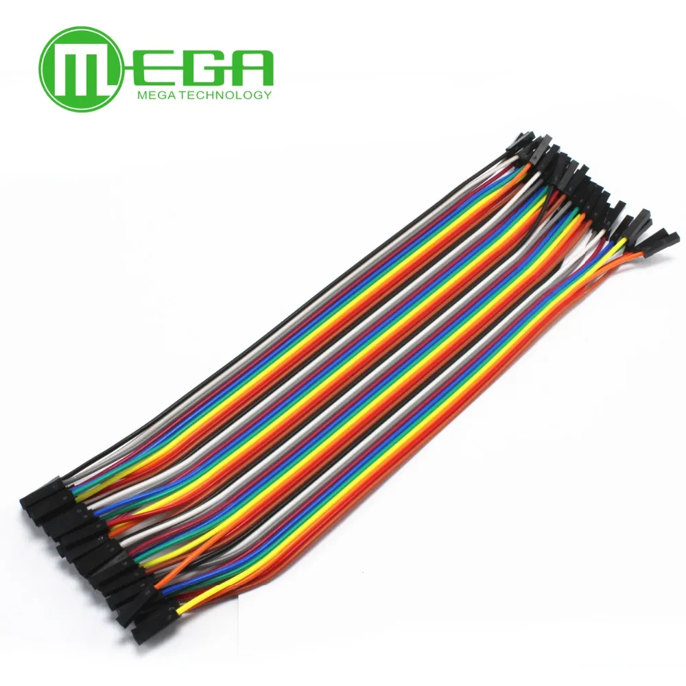 1 рядный 40 контактный кабель dupont перемычка линия гнездо 20 см 1P 1P|jumper wire|line dupontline cable