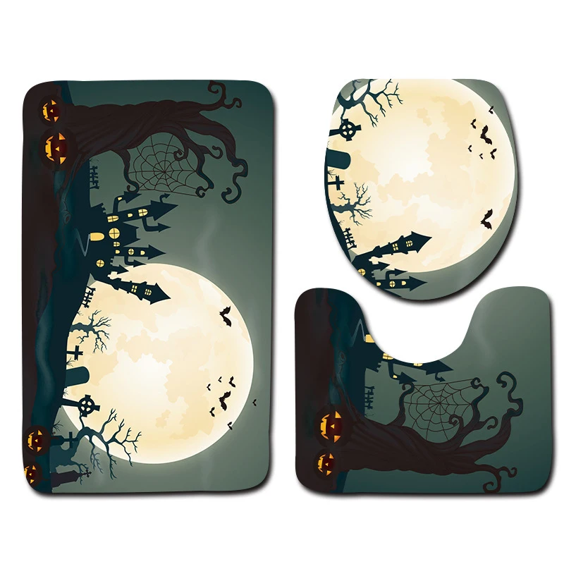 3 шт. набор ковриков для ванной противоскользящий кухонный коврик с рисунком