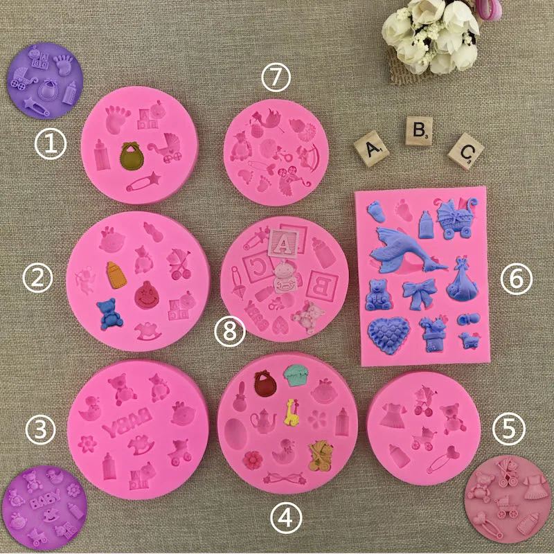 Sugarcraft детские игрушки из мультфильма помадка кекс украшения формы торт