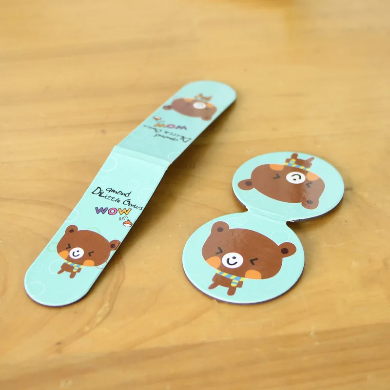 8 шт./компл. симпатичные магнитные закладки в виде животных вкладыши для книг