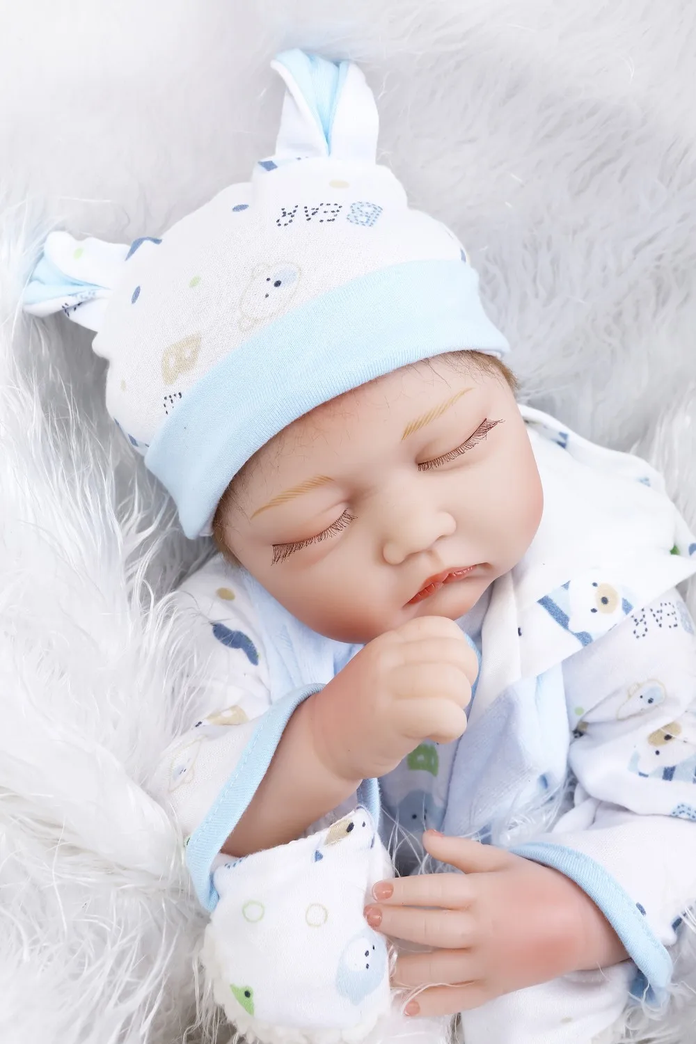 Кукла-реборн из силикона и винила 22 дюйма