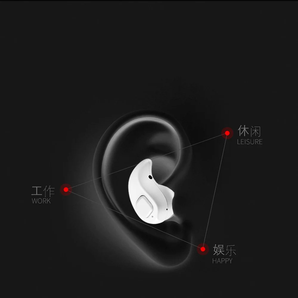 S530X Mini Wireless Bluetooth-compatible Earphone Sports earphone With Microphone Hifi Stereo Handsfree Earbuds For Phone | Электроника