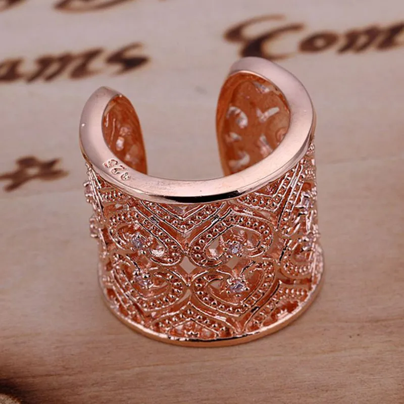 Кольцо с серебряным покрытием кольцо из стерлингового серебра ювелирные изделия