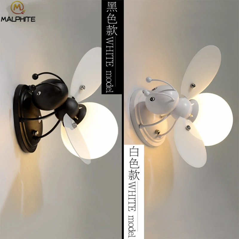 Новинка светлячок мультяшный детский настенный светильник светодиодный Детский