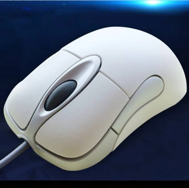 Оптом IO1.1 Проводная игровая мышь USB без розничной коробки оптическая microsoft Intelli IO 1