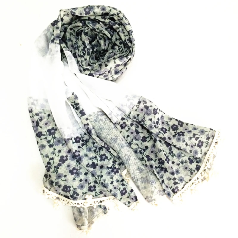 2019 женские банданы шарфы платки с кружевом и Echarpes Foulards Femme сшивание эластичный