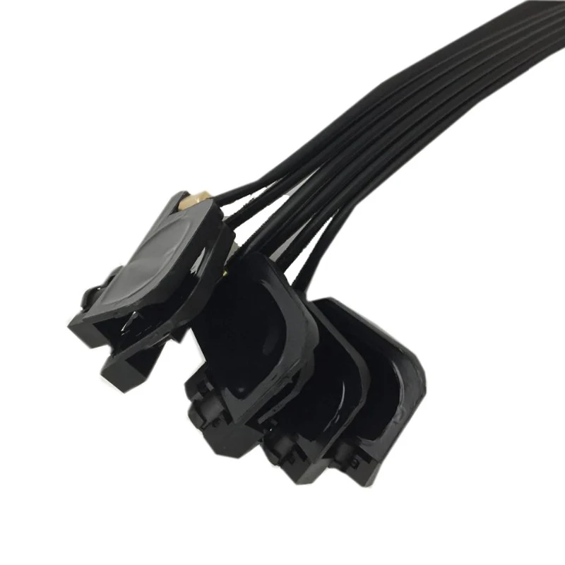 

einkshop Screw Oring + 6pcs UV Ink Damper + 1meter 6 line UV Ink Tube 3x1.8mm For Epson R330 R290 T50 L800 UV flatbed printer