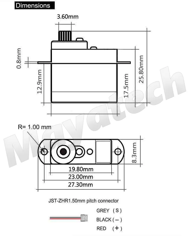 Mini GH 4 3g микро Аналоговый сервопривод фотосессия для радиоуправляемого самолета