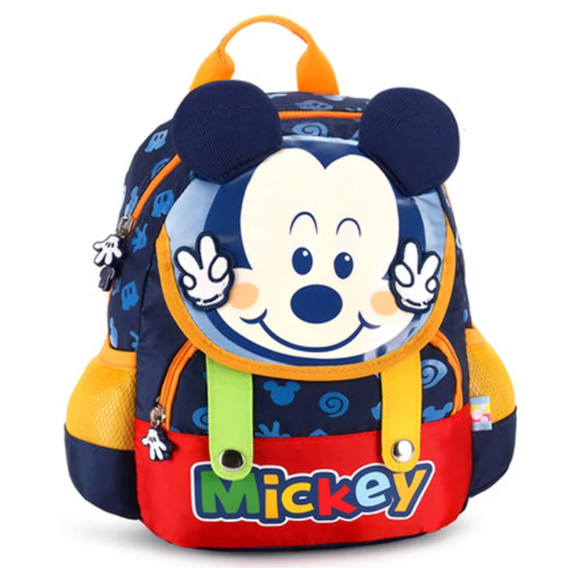 C Disney Микки Мышь, рюкзак для мальчиков и девочек детский сад Сумка Микки Детские 1-5 ребенка дошкольного возраста детские рюкзаки с персонажами мультфильмов подарок на день рождения - Цвет: C