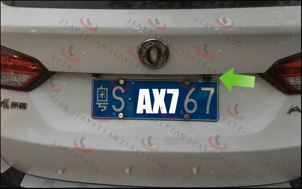 JiaYiTian камера заднего вида для DongFeng AX7 AX3 A30 CCD ночного видения номерного знака камера резервного копирования