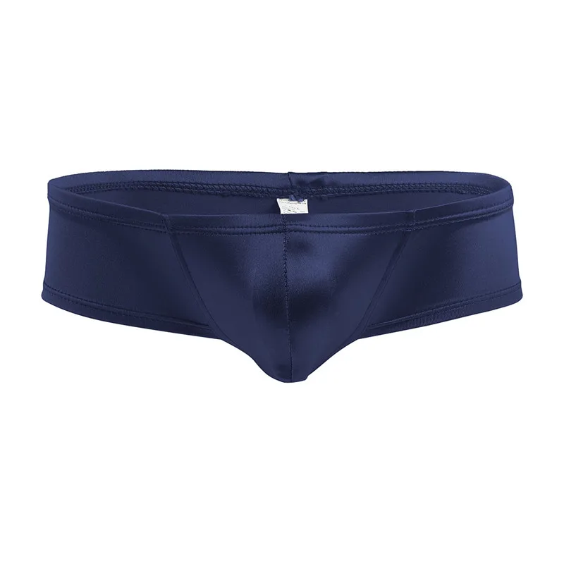 Dark Navy Мужская одежда для купания для геев, бикини, купальный костюм, низкая посадка, бикини, плавки, трусы, нижнее белье, Wetlook, Выпуклые Трусики, нижнее белье, стринги для плавания, ming Truck - Цвет: Dark Navy