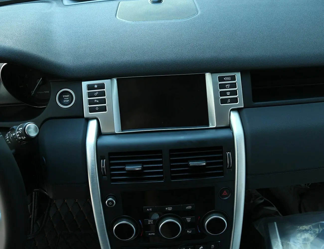 

1 Pcs Accessories Navigation Frame Cover Trim For Land Rover Discovery Sport 2015-17Car decoration Car Accessories