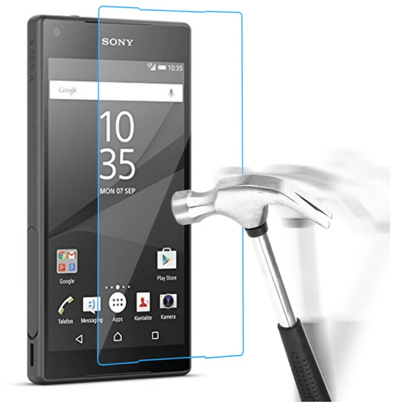 Защита экрана из закаленного стекла для sony Xperia Z5 De защита Ecran En Verre Trempe XZ Premium XZ1 Compact