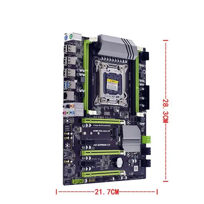X79 материнская плата LGA2011 ATX USB3.0 SATA3 PCI-E NVME M.2 SSD поддержка памяти REG ECC и процессор Xeon