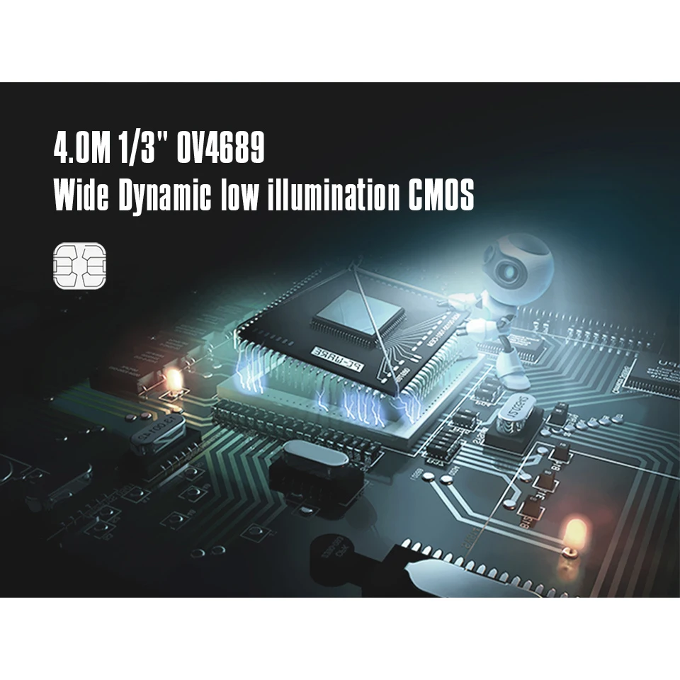 Besder автоматического зума 4X Моторизованный объектив H.265 IP Камера HI3516D 1/3 ''OV4689