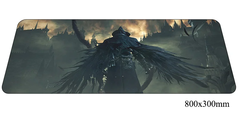 Коврик для мыши bloodborne, высококлассный компьютерный геймер, mause, коврик 800x300X2 мм, лидер продаж, коврик для мыши, эргономичный гаджет, настольные коврики