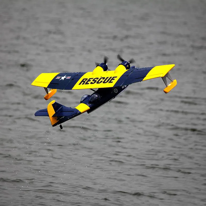 Dynam 1470 мм Catalina PBY амфибия RC RTF пропеллер самолет с мотором ESC сервоприводы батарея TH03689