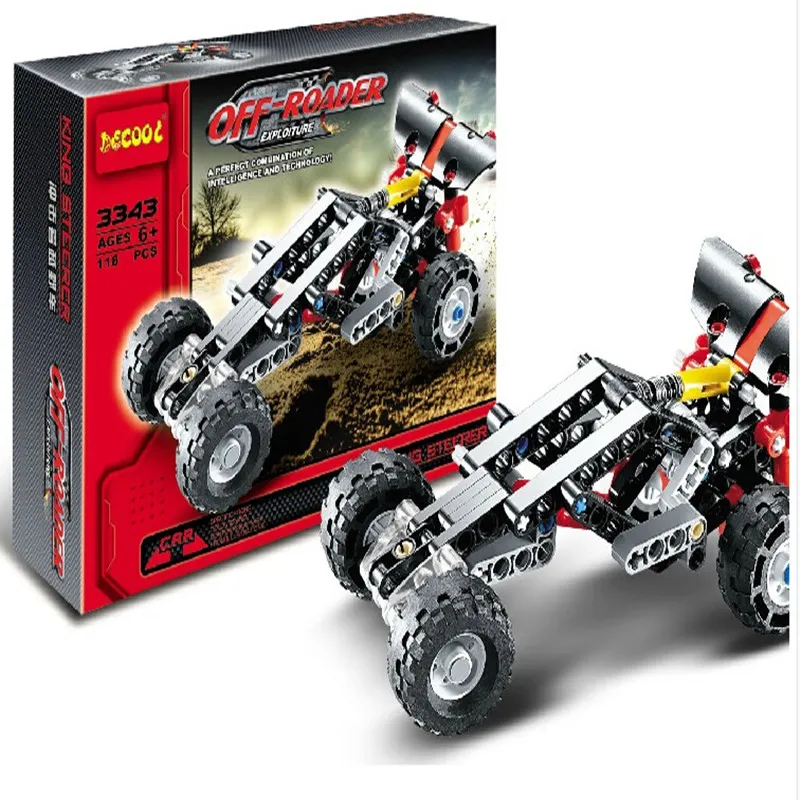 2015 hot sale Technic Transport Off-roader Car Decool 3343 Building Block Sets Model DIY Bricks Toys For Children | Игрушки и хобби