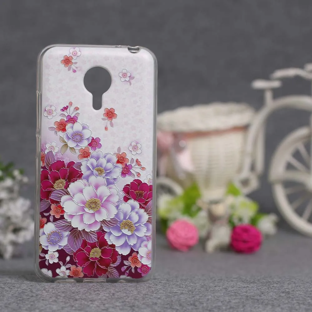 Newest Case for Meizu MX5 Soft TPU Back Cover Phone Fashion 3D Relief Painting Protector Pertect | Мобильные телефоны и
