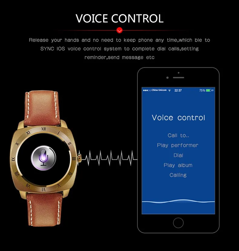 D88 Bluetooth Смарт часы Android Smartwatch водонепроницаемый трекер сердечного ритма для samsung htc sony LG HUAWEI zte OPPO XIAOMI lenovo