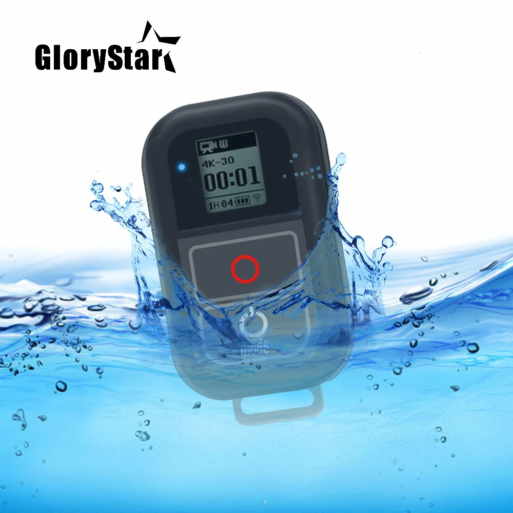 

0.8 Inch Waterproof Wireless Wifi Remote Control for Gopro Hero 5 6 4 3+/3 with USB Charger Cable Remote Go pro Accessory