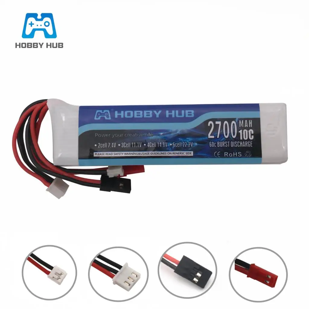 11 1 В 2700 мАч 10C 3S Li Poly RC батарея для передатчика Walkera DEVO 7 10 DEVO12E F12E WFLY9 RadioLink AT9