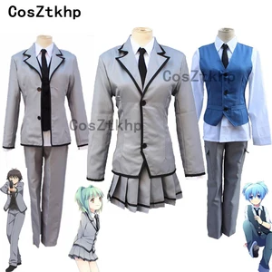 Класс убийц Ansatsu Kyoushitsu Kaede Kayano Косплей Костюм Chiba Ryunosuke Shiota Nagisa Kataoka медведя школьная форма