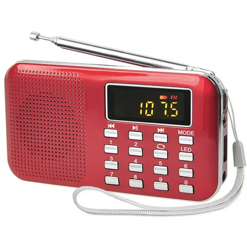 Портативное FM радио портативное am fm radyo MP3 телефон музыкальный плеер динамик
