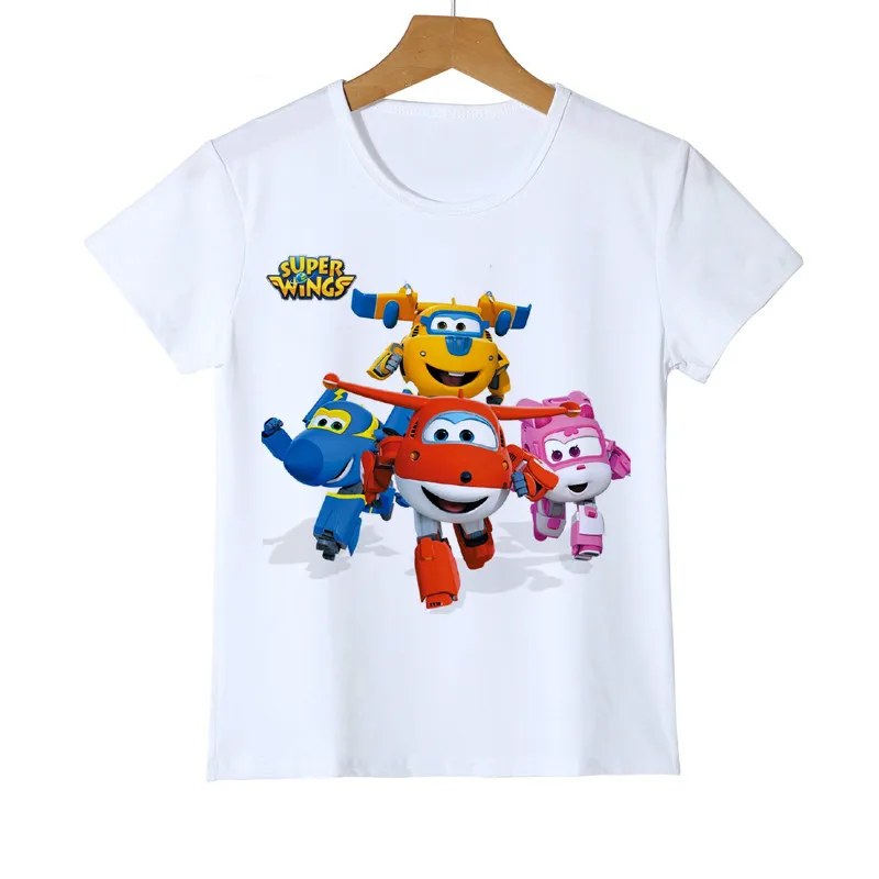 Детская футболка с суперкрыльями футболки для мальчиков и девочек детские топы