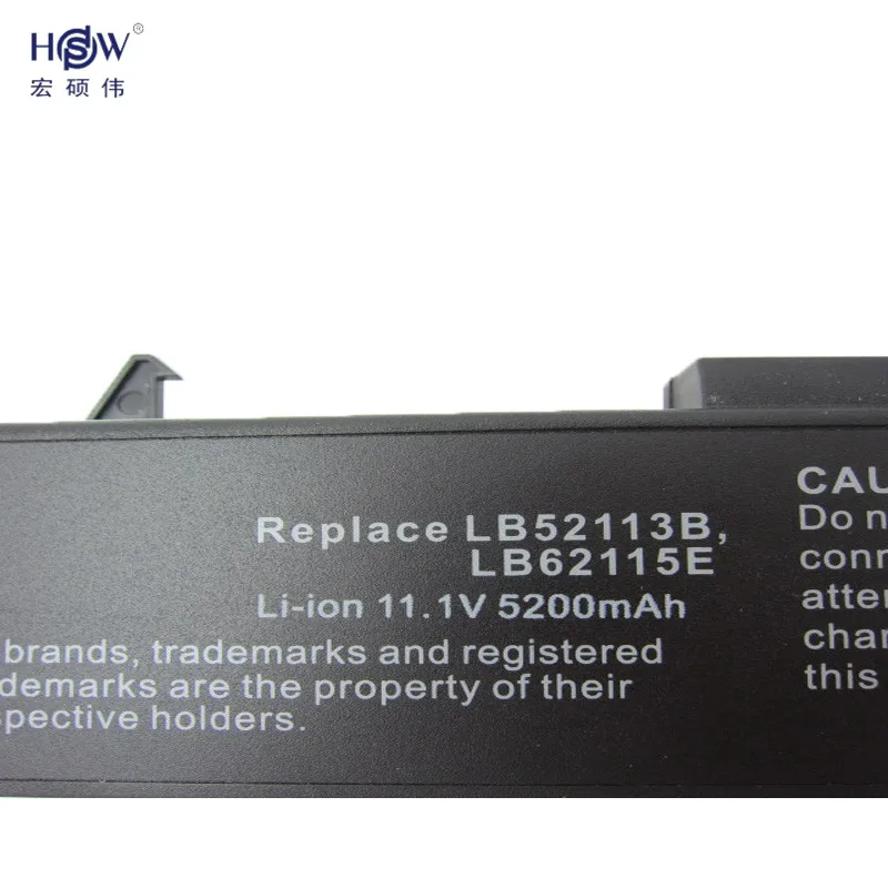 HSW 6 Новый аккумулятор для ноутбука HP LB32111B LB52113B LB52113D LHBA06ANONE lmba06aex lsba06aex LG LM40 LM50 lmm60 LM |