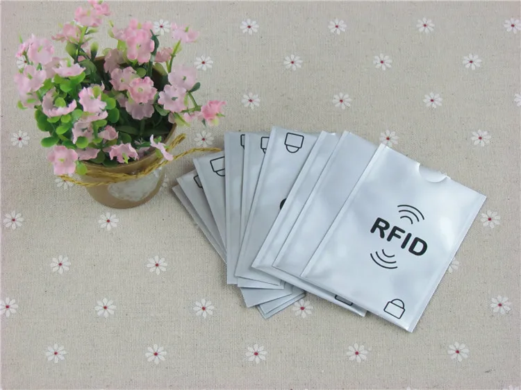 3 шт. утолщенный Анти Rfid блокирующий ридер замок банк держатель для карт ID карты Чехол Rfid защита металлический кредитный держатель для карт Алюминий