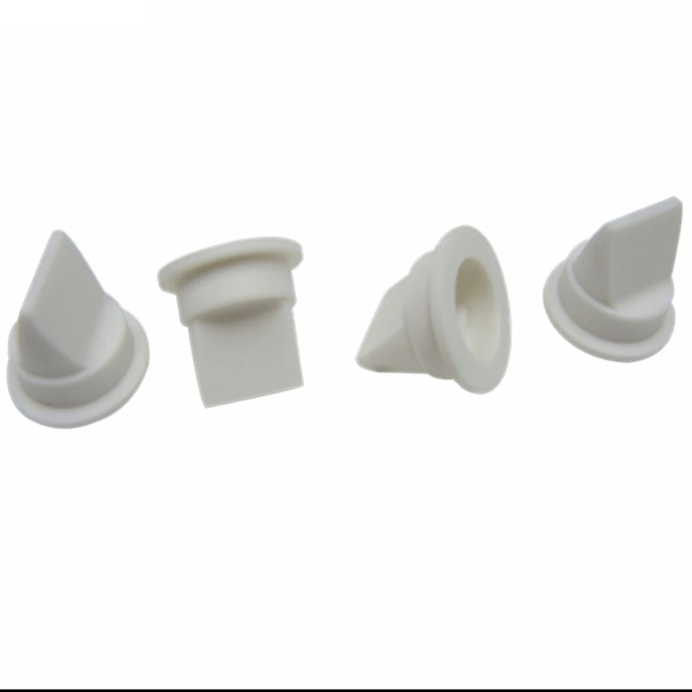 10 Pieces White Silicone Duckbill Valve One-way Check Valve 15* 9.2* 12.8MM for Liquid and Gas Backflow Prevent