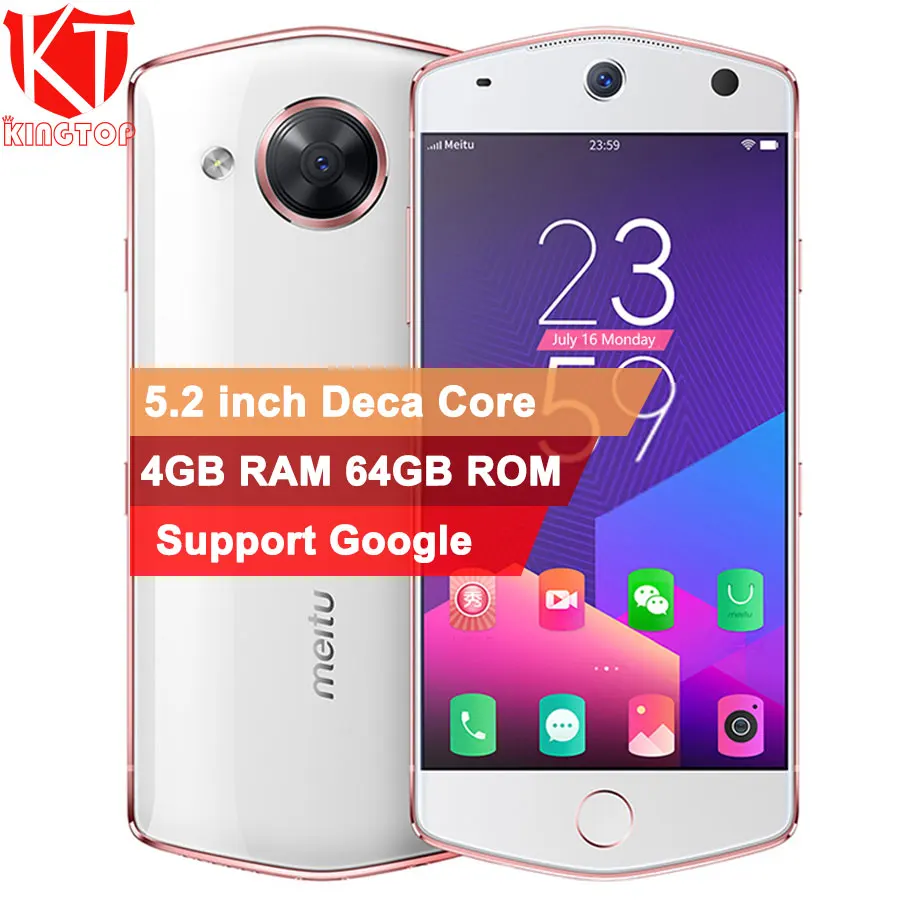 Мобильный телефон Meitu M8, 4 Гб ОЗУ, 64 Гб ПЗУ, дека Core, 5,2 дюймов, 21 МП, задняя камера, 21 МП, фронтальная, 12 Мп, 3000 мАч, 4G камера, телефон
