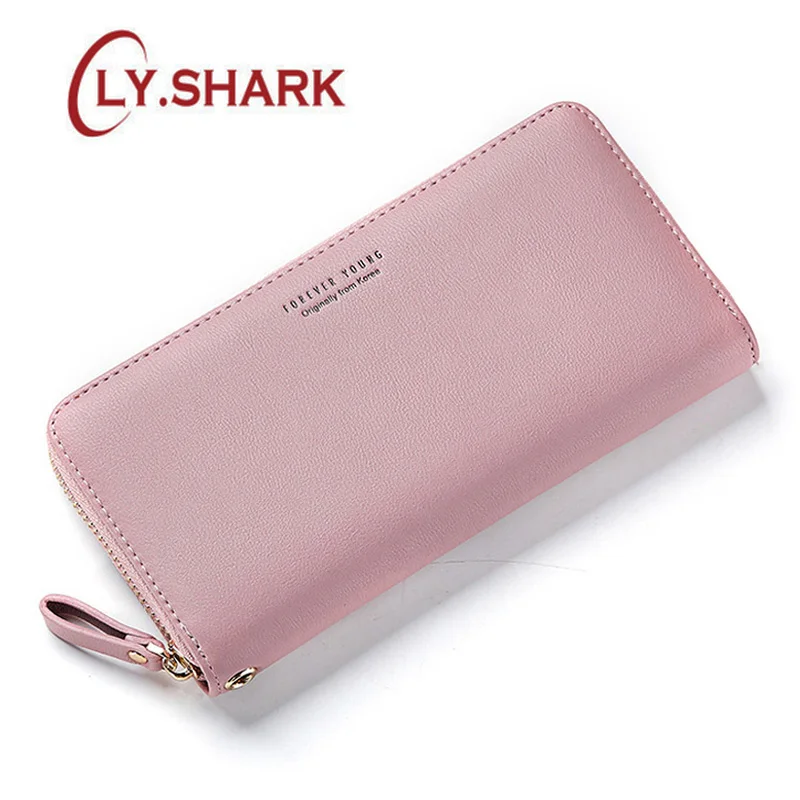 LY. SHARK новый женский кошелек из искусственной кожи на молнии длинный модный клатч