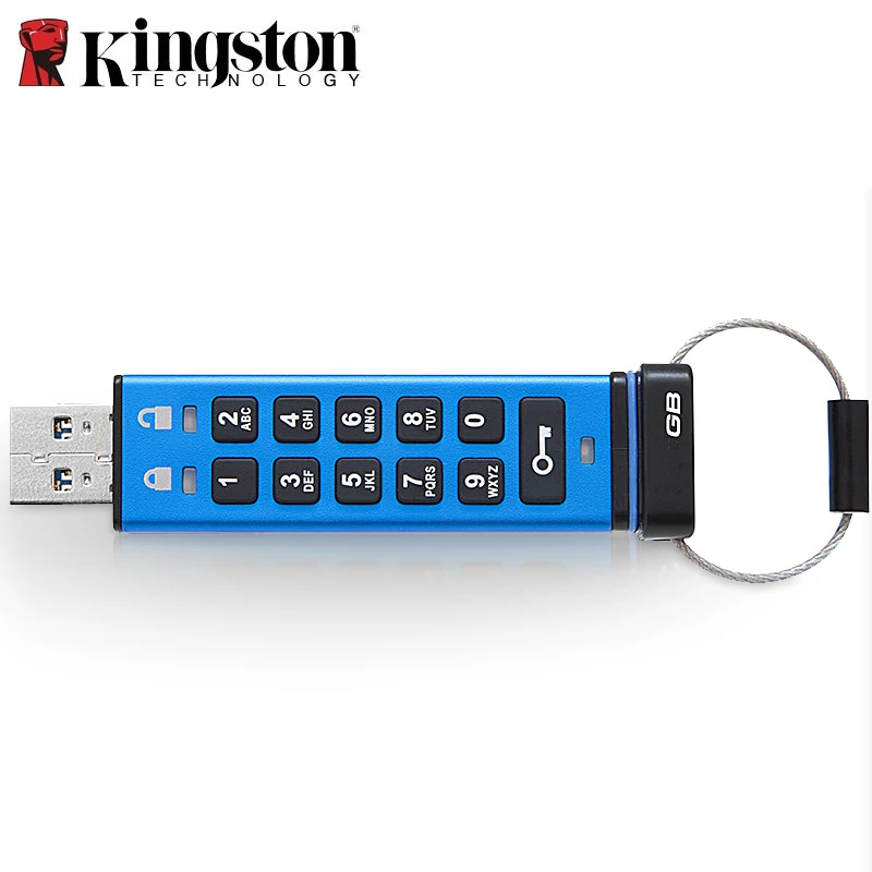 

Kingston Pendrives 4gb 8gb 16gb 32gb 64gb Alphanumeric keypad Encrypted Disk on Key cle usb clef Memory Stick USB Flash Drive