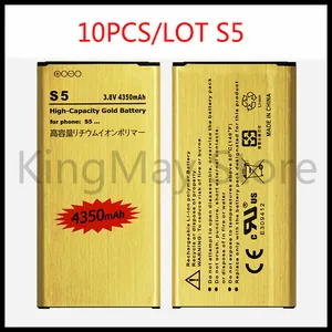 10 шт.лот, большая емкость, золотой EB-BG900BBC, EB-BG900BBE S5, батарея для Samsung Galaxy S5 G9006 i9600 G9009H G9009S