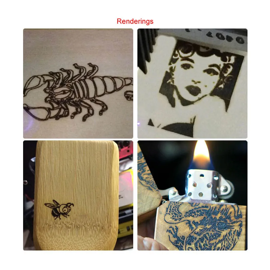 300 мВт DIY USB мини CNC лазерный резак гравировальный станок принтер гравер для дерева
