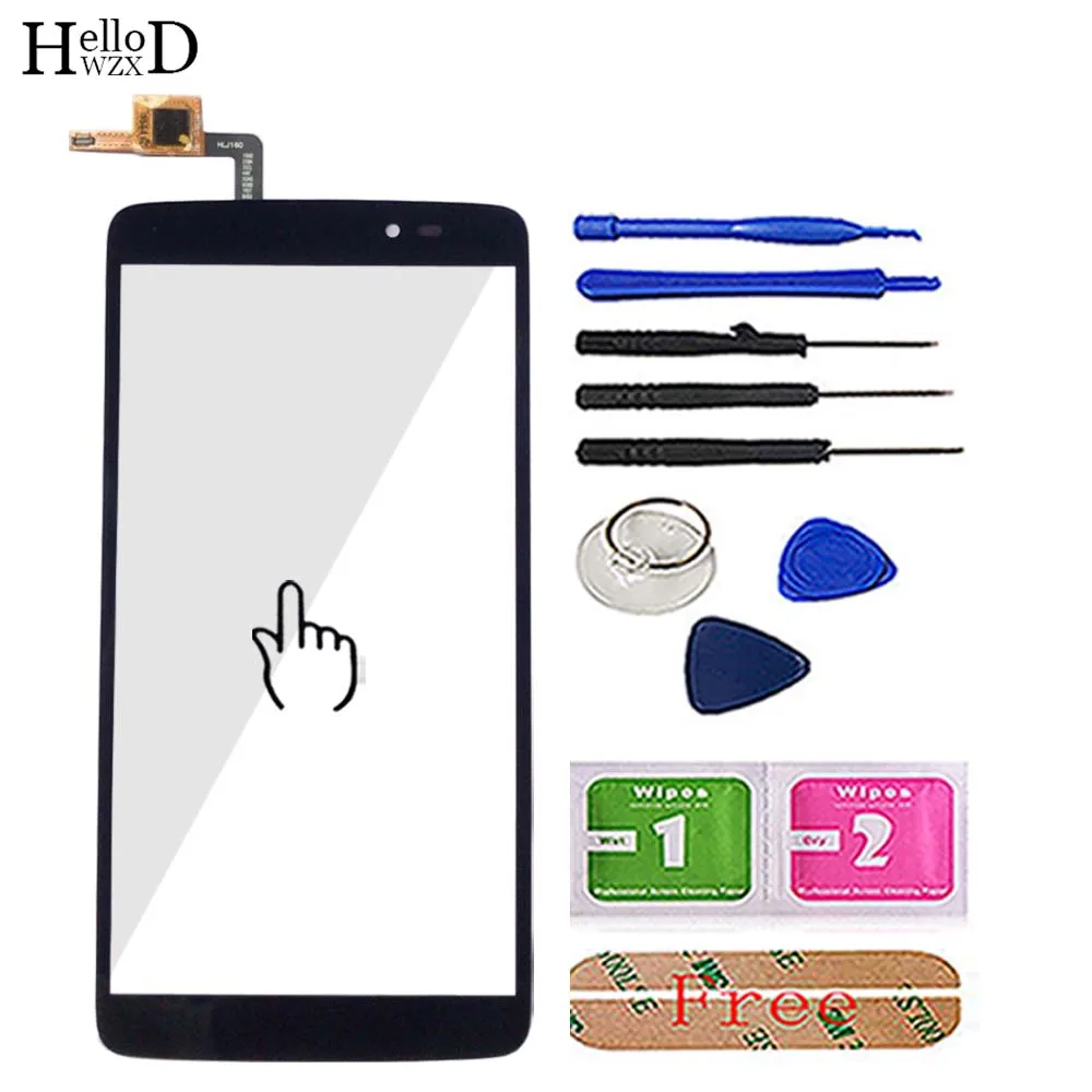 Сенсорный экран для Alcatel One touch Idol 3 6045 OT6045 6045Y сенсорная панель стекло Сенсорная панель дигитайзер Панель 5,5 ''Инструменты для ремонта мобильных телефонов клей