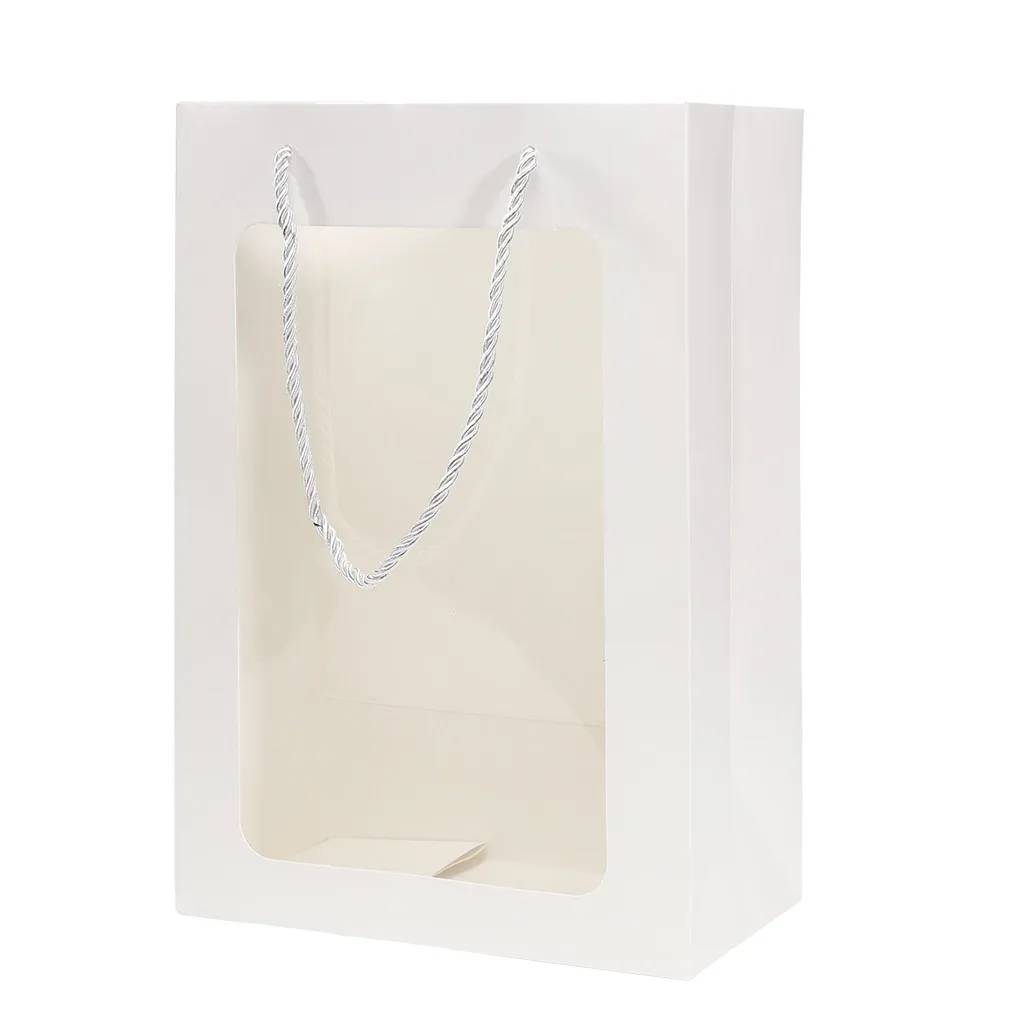 Креативная модная сумка-тоут с окном на Рождество День благодарения цветочная