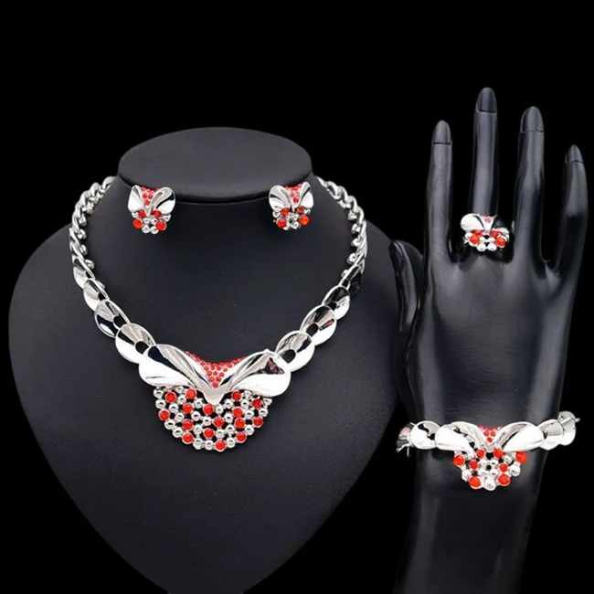Yulaili тяжелых комплект ювелирных изделий fashionale Для женщин безошибочный партии
