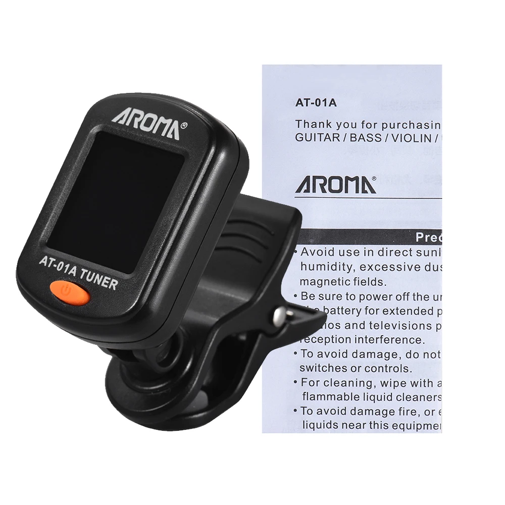 Новое поступление! Арома AT-01A Вращающийся клип-on тюнер ЖК-дисплей для
