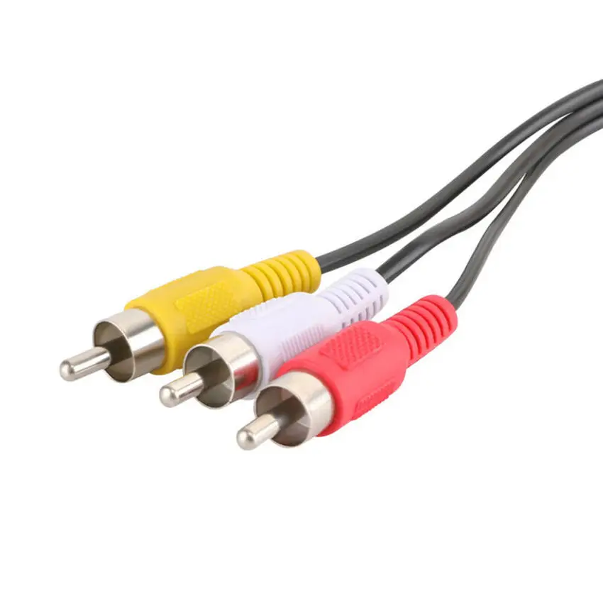 1 5 м/5 футов 3 RCA штекер к USB A Адаптер Аудио Видео кабель для передачи данных