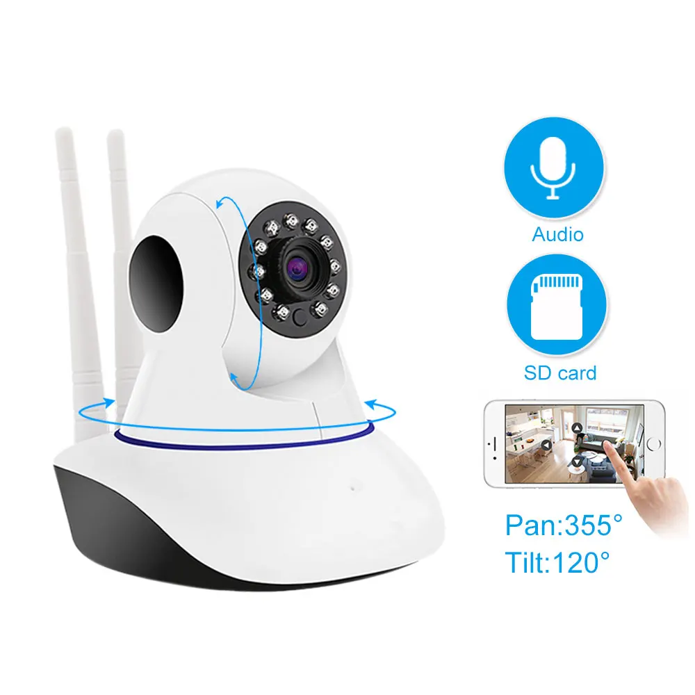 Yoosee 1080P Wifi камера для домашней безопасности двухстороннее аудио наблюдение