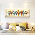 Набор для вышивки крестиком, Набор для вышивки крестиком, линия красочных птиц, семейная вышивка крестиком, ручная работа, подарок