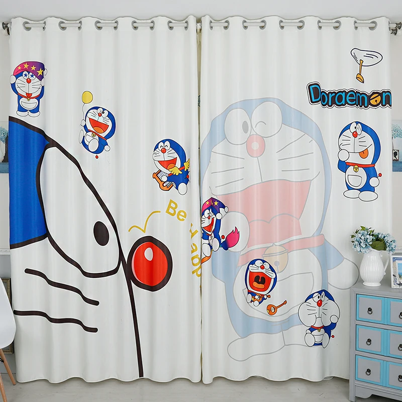 Выполненная на заказ 2х люверс оконная драпировка занавеска Детская комната