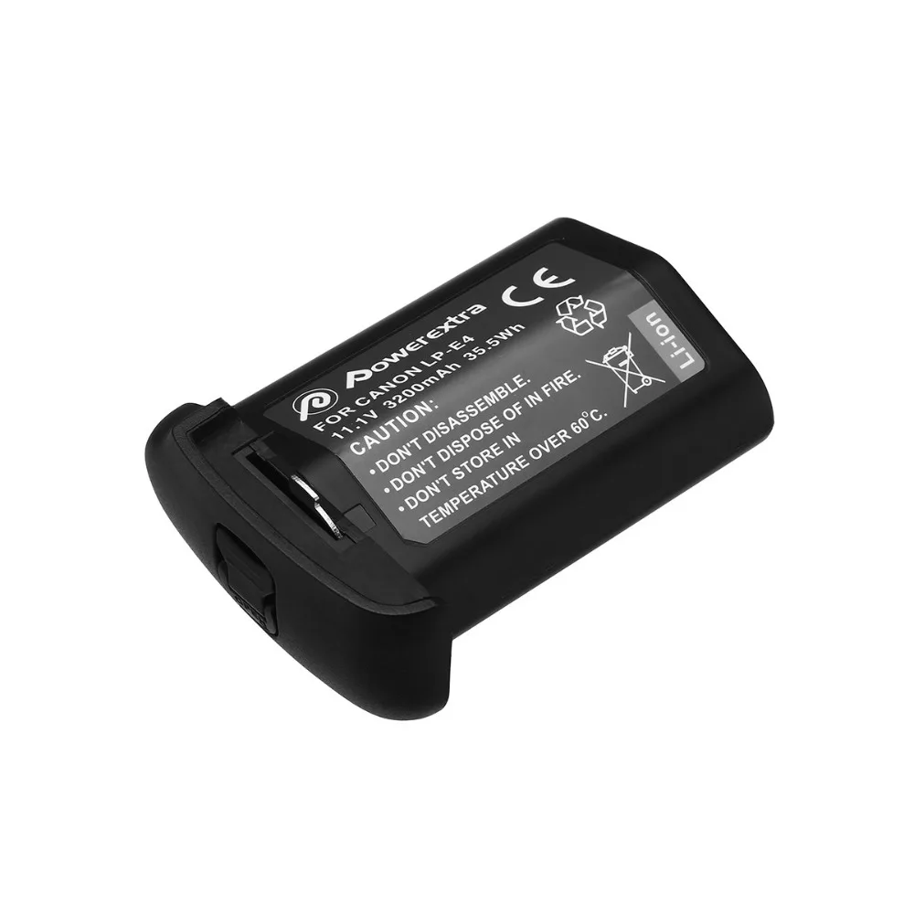 Powerextra LP-E4 3200 mAh 11 1 v литий-ионный Аккумулятор для Canon EOS 1D Mark 3 III 1DX 4 IV DSLR Аккумуляторы